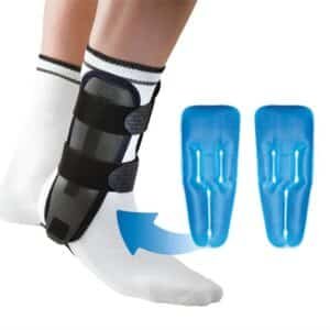 ORTESIS DE TOBILLO CON BOLSAS DE GEL