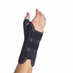 MUÑEQUERA SEMIRRIGIDA MEDIA CON PULGAR Y FERULA PALMAR IZQUIERDA