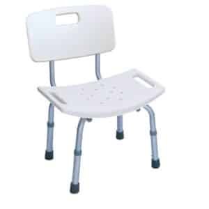 2190 SILLA DE DUCHA REGULABLE CON RESPALDO